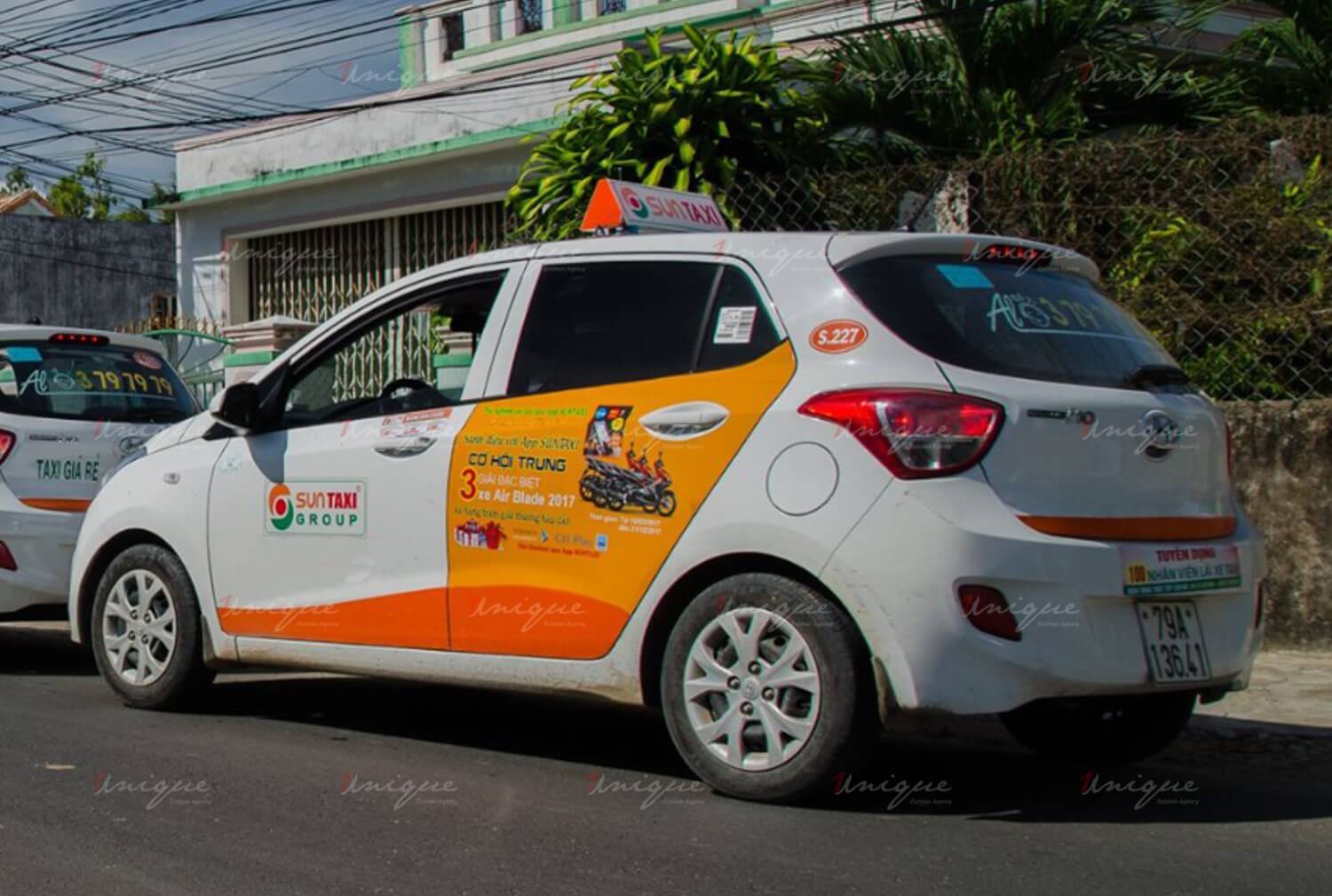 quảng cáo taxi