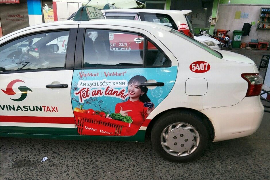 quảng cáo taxi tại bình phước