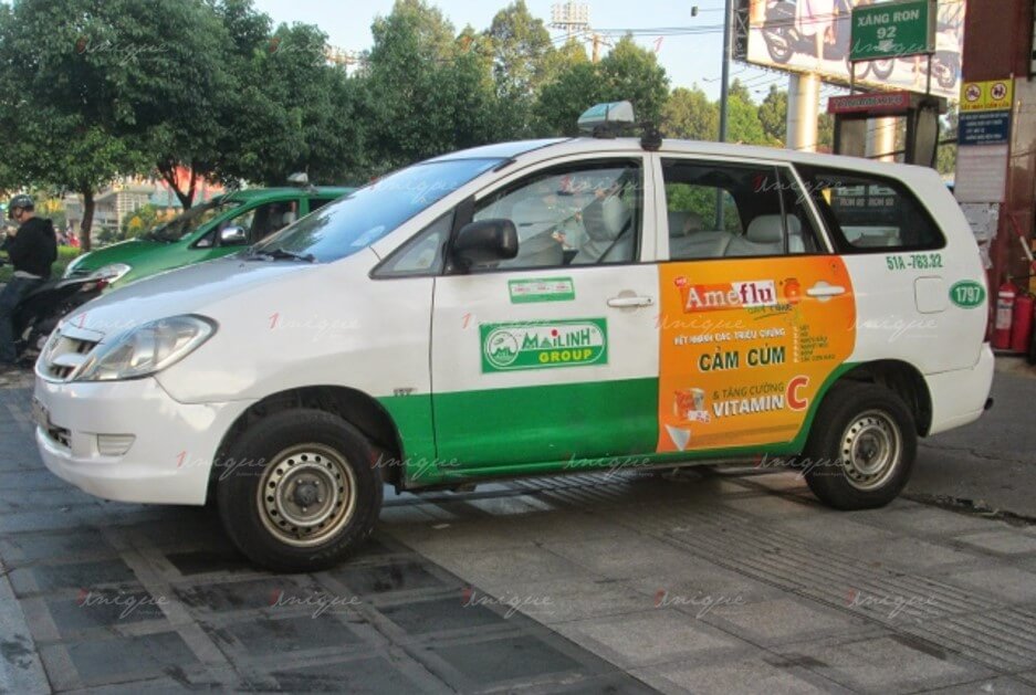 quảng cáo taxi tại thái nguyên