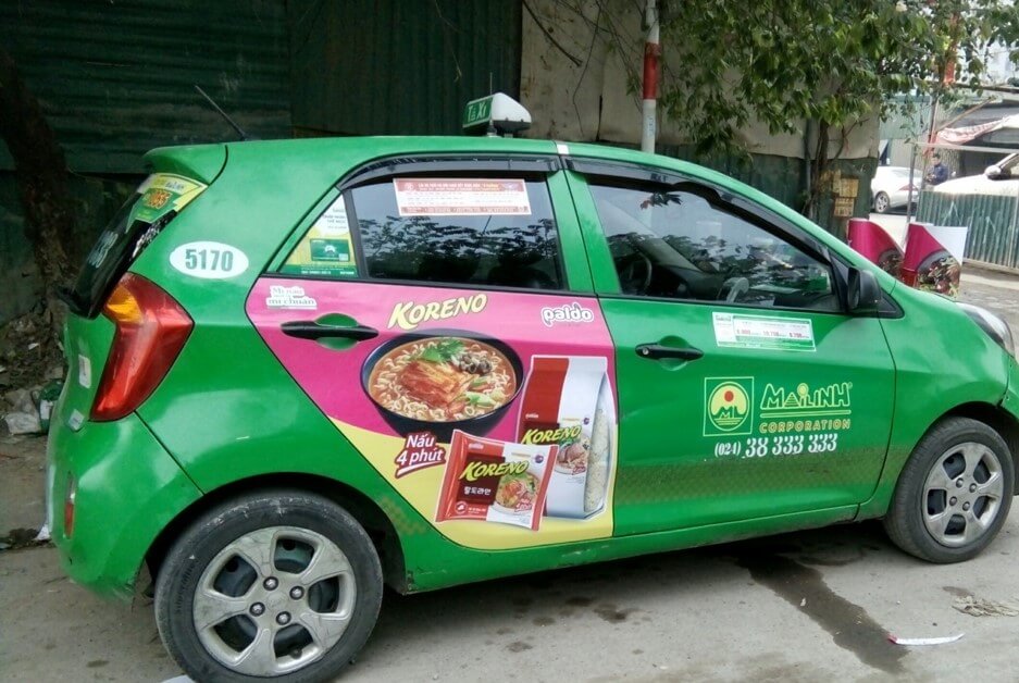 quảng cáo taxi tại thành phố hồ chí minh