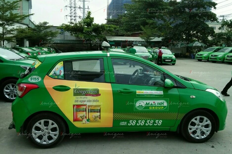 quảng cáo taxi tại ninh bình