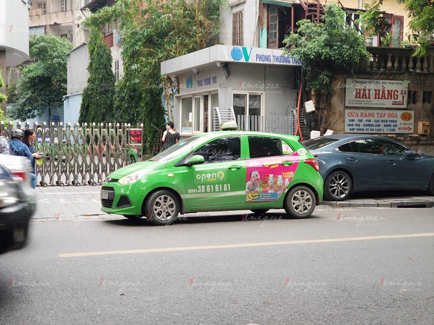 Dịch vụ quảng cáo trên taxi Open99